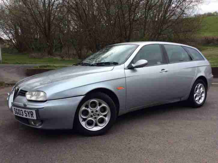 2003 ALFA ROMEO 156 2.4 JTDi LUSSO SILVER ESTATE MANUAL DIESEL *NEW MOT*