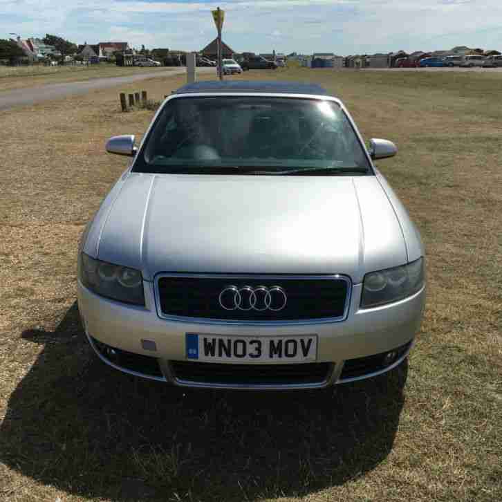 2003 AUDI A4 SPORT CABRIOLET SILVER