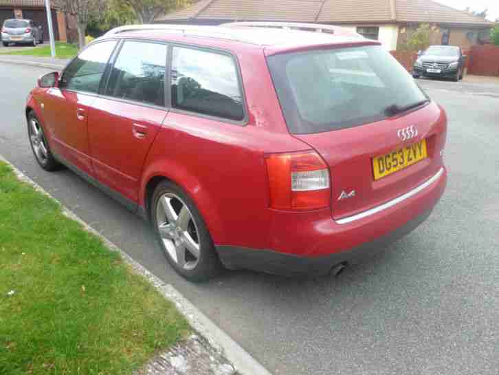 2003 AUDI A4 SPORT RED