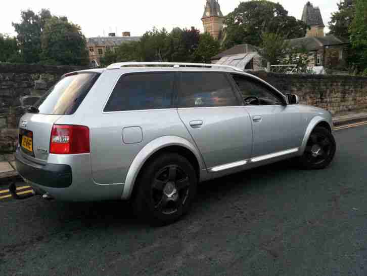 2003 AUDI A6 ALLROAD TDI QUATTRO AU SILVER AUTO, 1 PREVIOUS OWNER SATNAV LEATHER