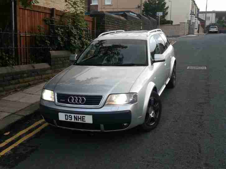 2003 AUDI A6 ALLROAD TDI QUATTRO AU SILVER AUTO, 1 PREVIOUS OWNER SATNAV LEATHER