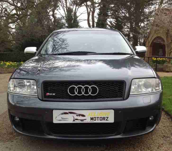 2003 AUDI RS6 SALOON 4.2V8 BI-TURBO QUATTRO GREY 444BHP £14K OF FACTORY EXTRAS