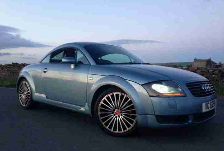 2003 AUDI TT QUATTRO 180 COUPE BLUE 6 SPEED REMAPPED TO 225 bhp rare !