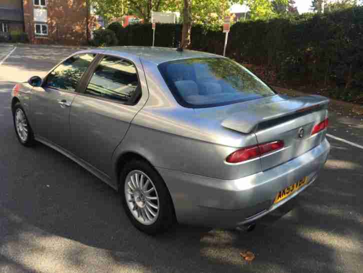 2003 Alfa Romeo 156 2.0 JTS Veloce 4dr - 83k - Manual - Silver - Petrol
