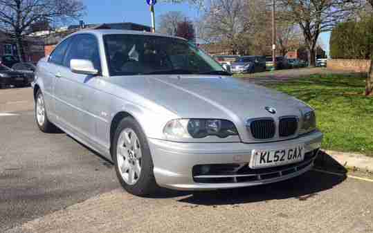 2003 BMW 320CI COUPE 2.2 6 CYLINDER MANUAL, FULL BLACK LEATHER, 1 OWNER, FSH