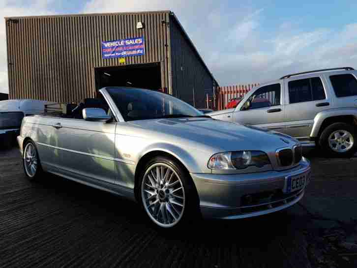 2003 BMW 320CI SPORT CONVERTIBLE SOFT TOP LOW MILES! STUNNING CAR WITH EXTRAS!
