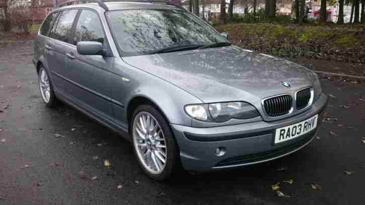 2003 BMW 320I SE TOURING GREY Estate 2.2 leathers m sport wheels service history