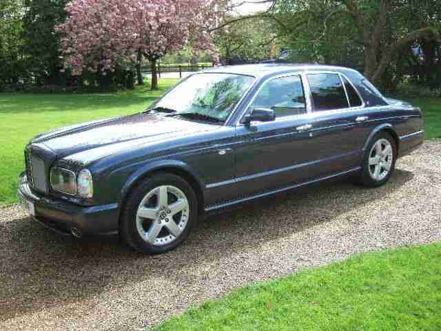 2003 Bentley Arnage T Mulliner Meteor Blue with private plate