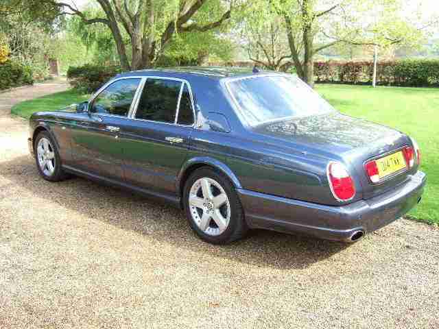 2003 Bentley Arnage T Mulliner Meteor Blue with private plate