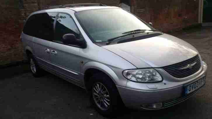 2003 CHRYSLER GRAND VOYAGER LIMITED AUT SILVER 11MONTHS MOT DRIVES WELL