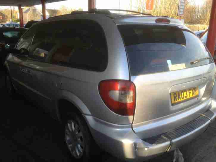 2003 CHRYSLER VOYAGER CRD LX SILVER wheelchair access