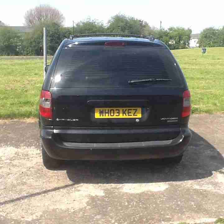 2003 CHRYSLER VOYAGER CRD SE BLACK
