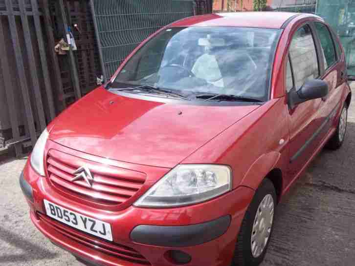 2003 Citreon C3 HDI LX RED (Spares or Repairs)