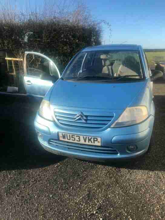 2003 Citroen C3 1.4 HDI spares or repairs, £30 tax no reserve