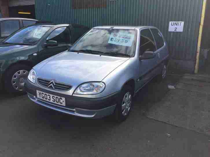 2003 Saxo 1.1i Forte 45,000 Genuine