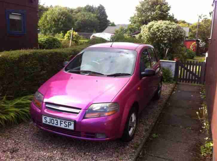 Daewoo KALOS. Daewoo car from United Kingdom