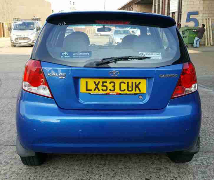 2003 DAEWOO KALOS SX 16V AUTO BLUE