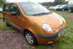 2003 MATIZ 0.8 SE ORANGE ONLY 61,406