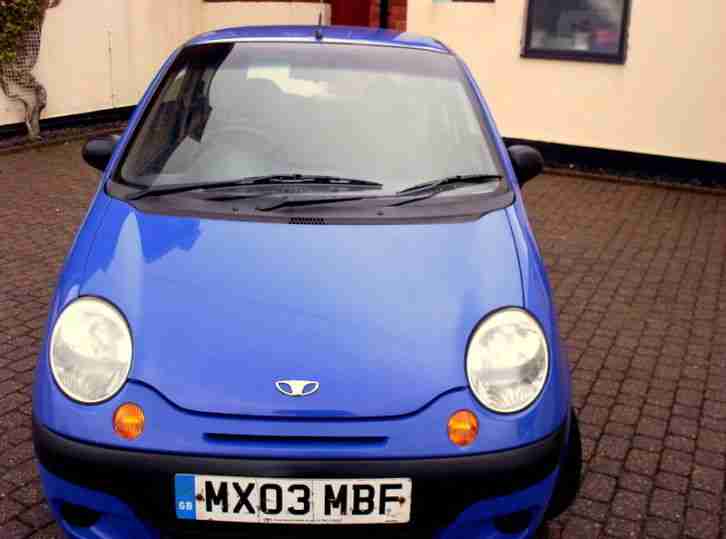 2003 DAEWOO MATIZ SE 5 DOOR HATCHBACK ATTRACTIVE CAR IN BLUE
