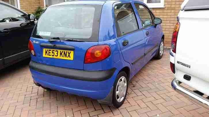 2003 DAEWOO MATIZ SE BLUE