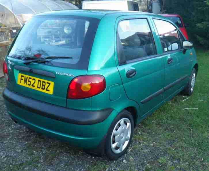 2003 DAEWOO MATIZ SE GREEN