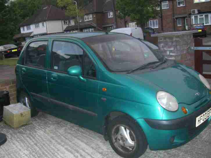 2003 MATIZ SE+ GREEN