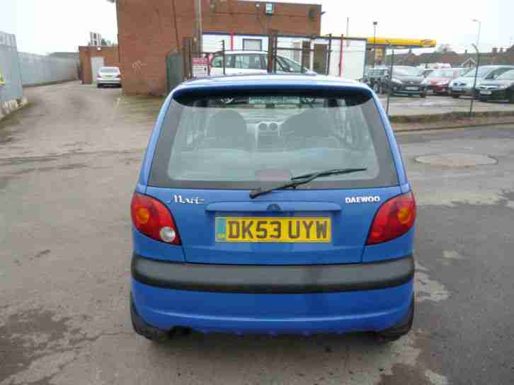 2003 DAEWOO MATIZ SE+ - LONG MOT - ANY PEX WELCOME