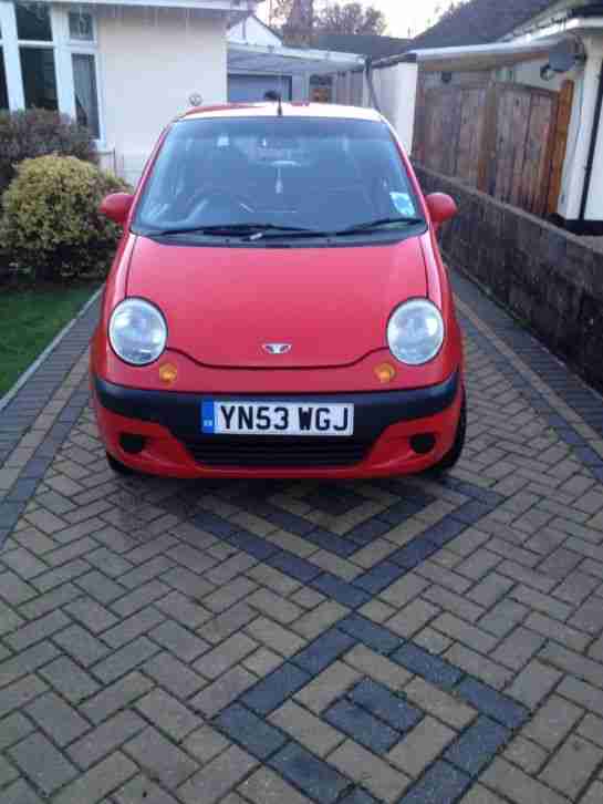 2003 DAEWOO MATIZ SE PLUS RED