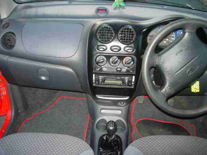 2003 DAEWOO MATIZ SE RED 5 DOOR