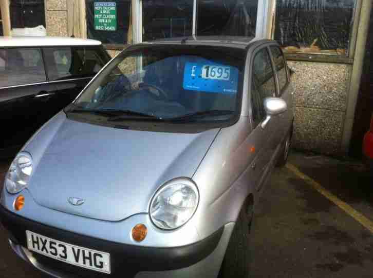 2003 DAEWOO MATIZ SE+ SILVER