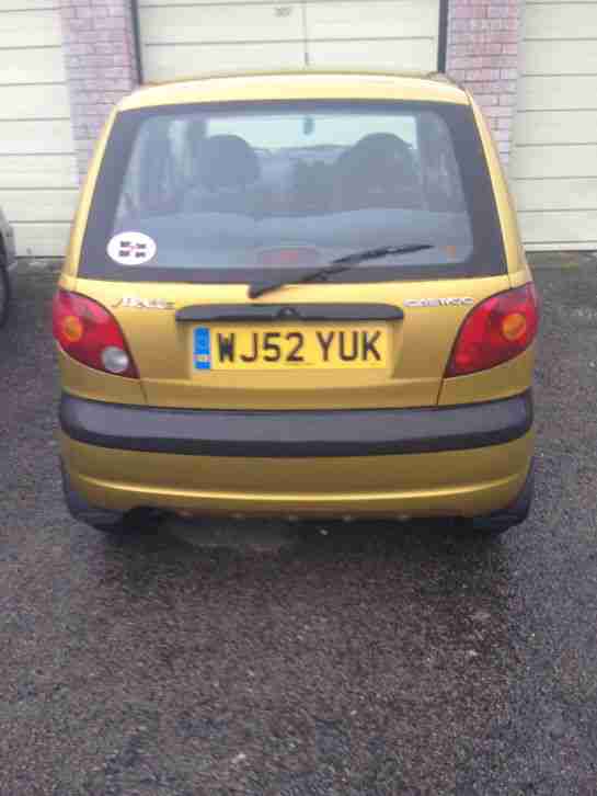 2003 DAEWOO MATIZ SE YELLOW