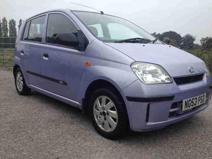 2003 DAIHATSU CHARADE SL ideal first car over 50 mpg low insurance NO RESERVE
