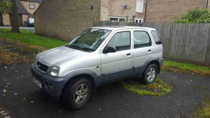 2003 DAIHATSU TERIOS 1.3 4x4 TRACKER SILVER 1 OWNER 12 MOT 3 KEYS