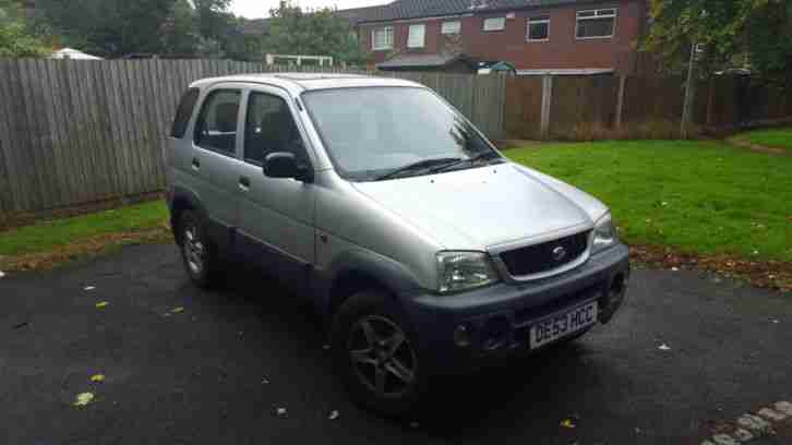 2003 DAIHATSU TERIOS 1.3 4x4 TRACKER SILVER 1 OWNER 12 MOT 3 KEYS