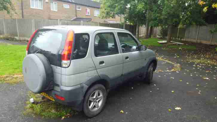 2003 DAIHATSU TERIOS 1.3 4x4 TRACKER SILVER 1 OWNER 12 MOT 3 KEYS