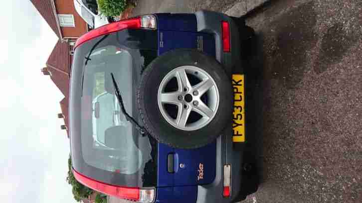 2003 DAIHATSU TERIOS TRACKER BLUE/GREY - 11 Month MOT