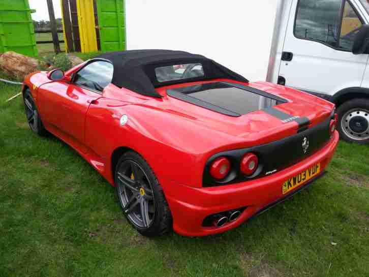 2003 FERRARI 360 SPIDER KIT CAR with TOYOTA MR2 ROADSTER VVTI Donor