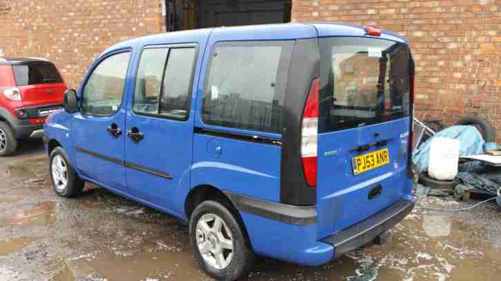 2003 FIAT DOBLO JTD ELX BLUE