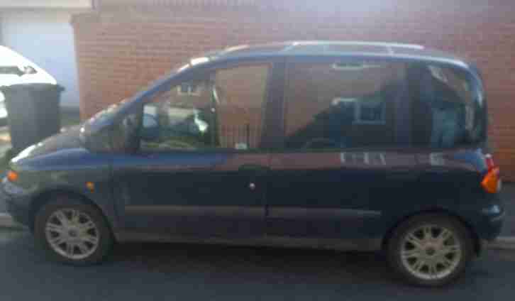 2003 FIAT MULTIPLA 115 ELX JTD BLUE