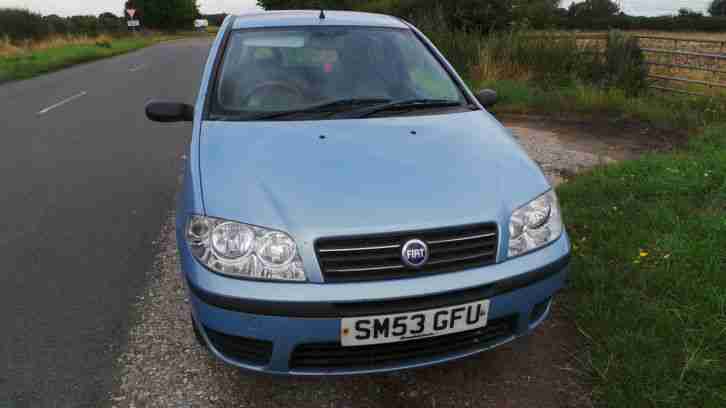 2003 FIAT PUNTO ACTIVE 1.3 MULTI-JET DIESEL BLUE