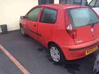 2003 FIAT PUNTO ACTIVE 8V RED only 60.000 miles! no reserve