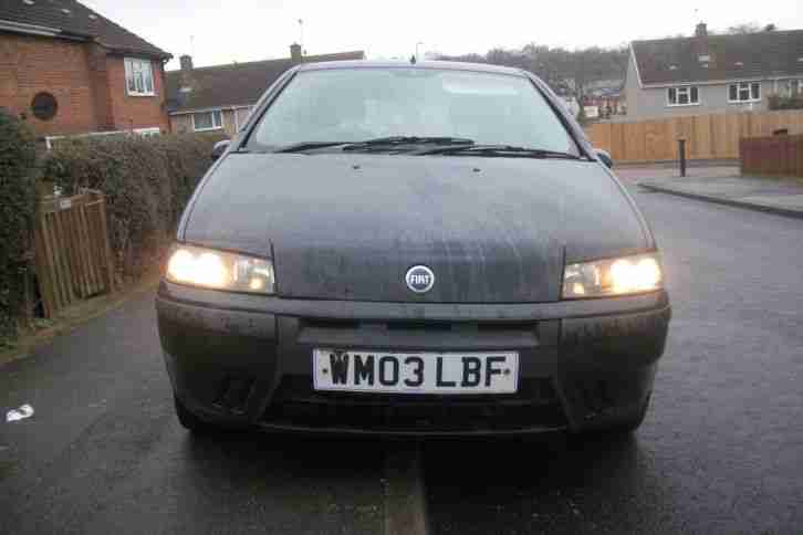 2003 FIAT PUNTO ACTIVE SPORT BLACK,VERY CHEAP RUNABOUT,CHEAP TAX