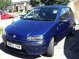 2003 FIAT PUNTO ACTIVE SPORT BLUE