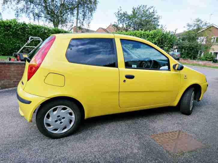 2003 FIAT PUNTO ACTIVE SPORT YELLOW GENUINE 32500 MILES