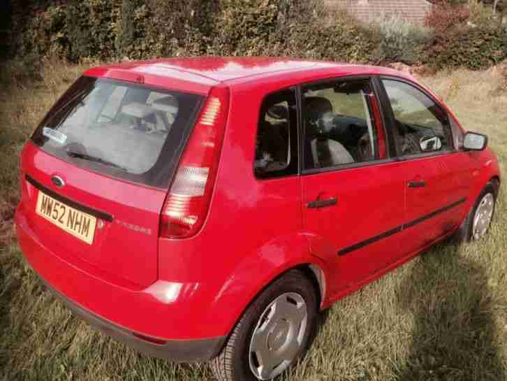 2003 FORD FIESTA FINESSE RED