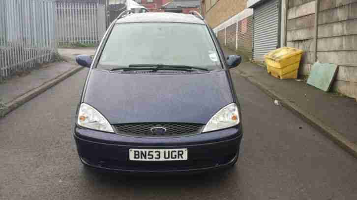 2003 FORD GALAXY LX TDI BLUE SAME AS SEAT ALHAMBRA VOLKSWAGEN SHARAN