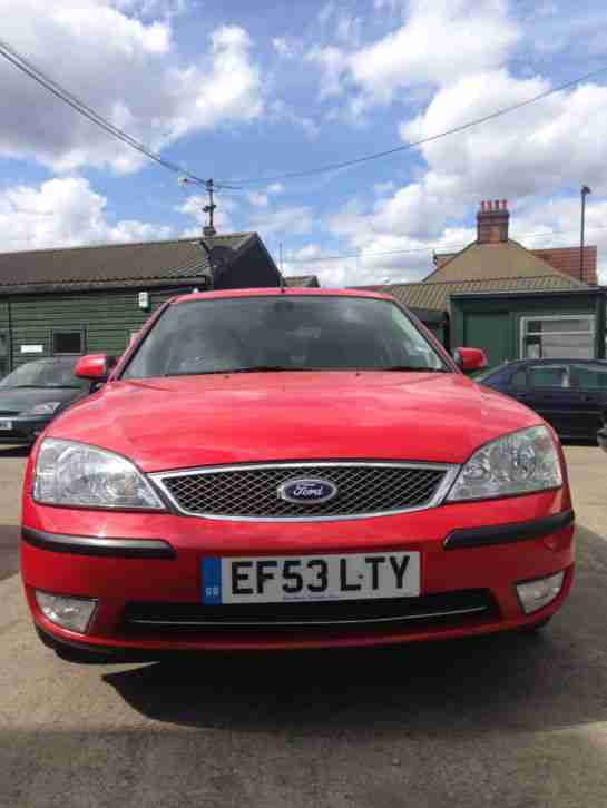 2003 FORD MONDEO GHIA X 24V AUTO RED