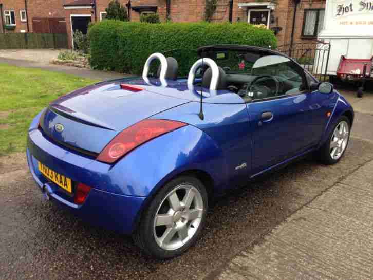 2003 FORD STREETKA LUXURY BLUE