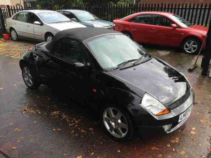 2003 FORD STREETKA LUXURY IN GLEAMING BLACK WITH BLACK LEATHER