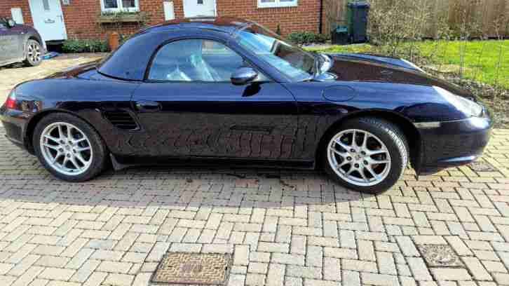 2003 Facelift Porsche Boxster 986 2.7 Manual (FSH, HPI Clear) - Midnight Blue
